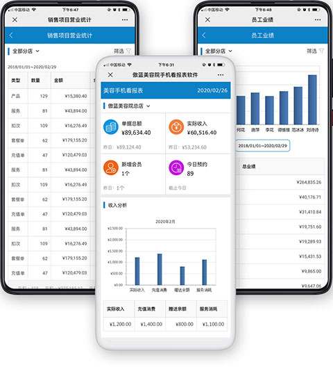 傲蓝美容院管理软件